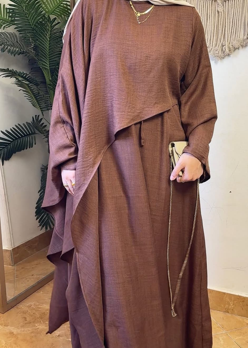 طقم بيزك كتان