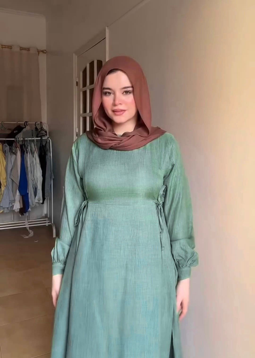 دريس كتان حزامين